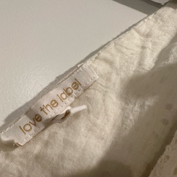 Love the Label Ines Tiered Dress in Ecru - Picture 1 of 2